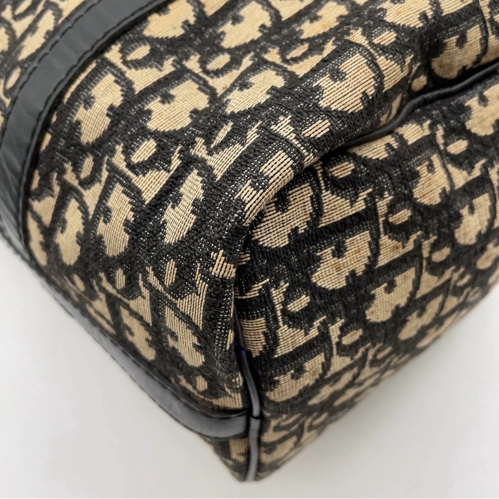Dior trotter monogram Black and Cream Patterned Travel Bag - Picture 5 of 13